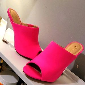 Neon Pink Heels